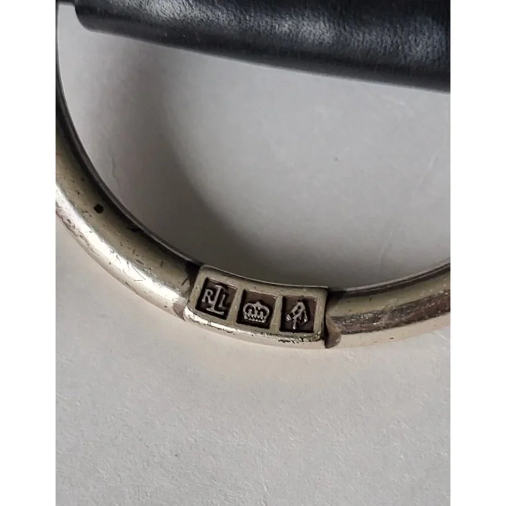 Ralph Lauren Double RL Braided Vintage Boho Leather Belt